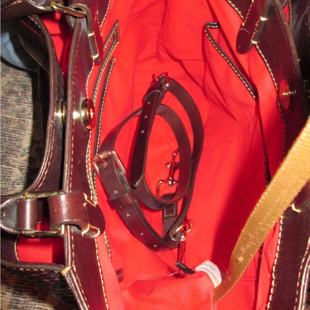 Dooney & Bourke Bordeaux Croc-Embossed Tote - Picture 14 of 14